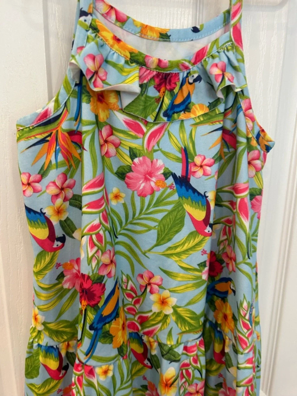 Tommy Bahama Light Blue‎ Floral Top